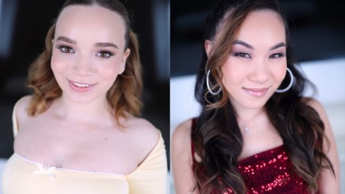 Amateur Allure Presents Selina Imai and Kimmy Kimm Draining Balls and Swallowing Cum